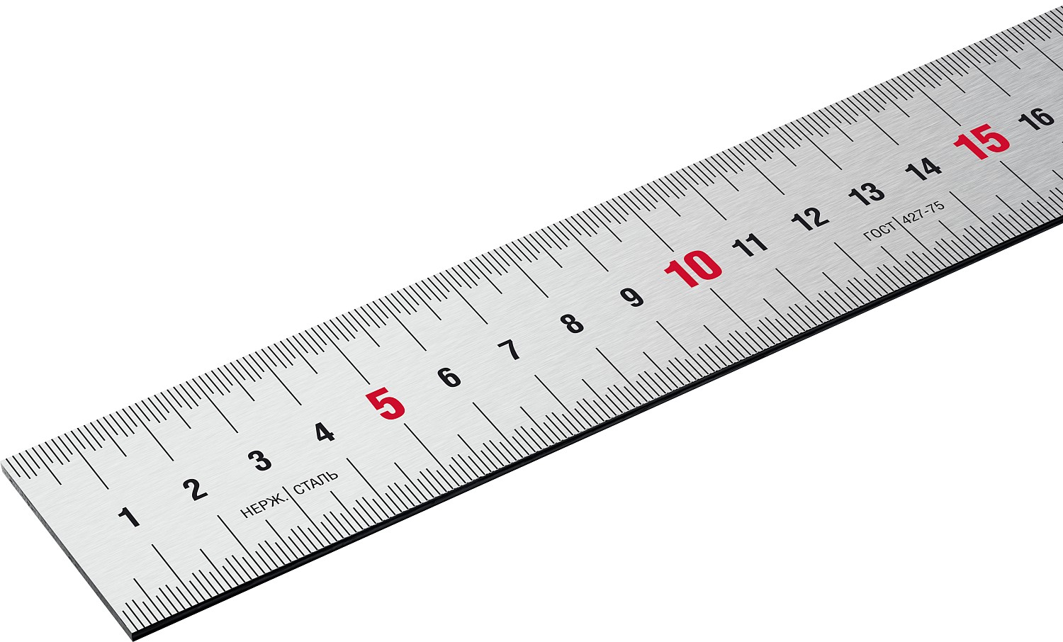 ЗУБР Про-60, длина 0.60 м, усиленная нержавеющая линейка, Профессионал (34280-060)