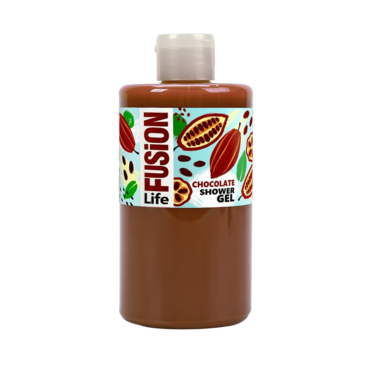 Гель для душа "шоколад" 460 мл (1/8) "life fusion"