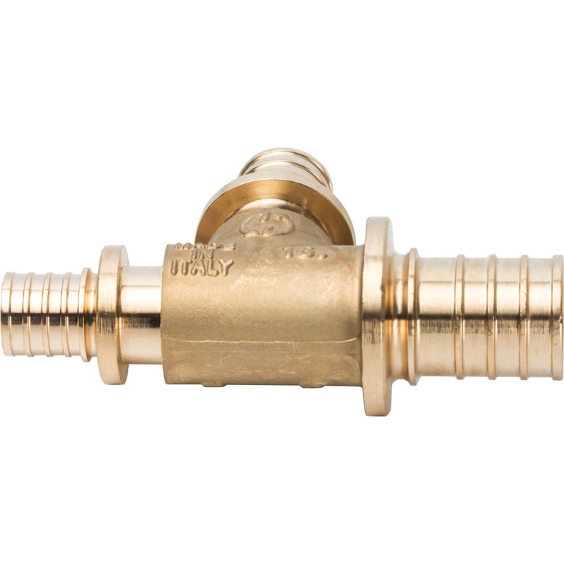 Тройник переходной 25 x 20 x 16 аксиальный для труб PE-X STOUT