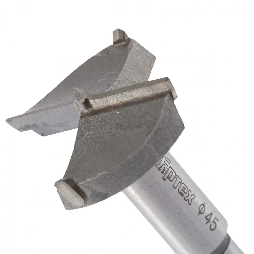 Сверло Форстнера по дереву, 45 мм, цилиндрический хвостовик Сибртех (704845)