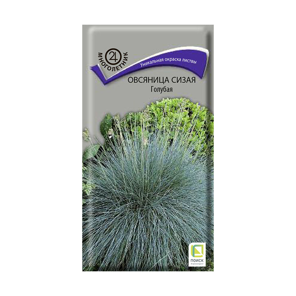 Семена цветов овсяница "сизая голубая" 0,1 г ("м) (10/100) "поиск"