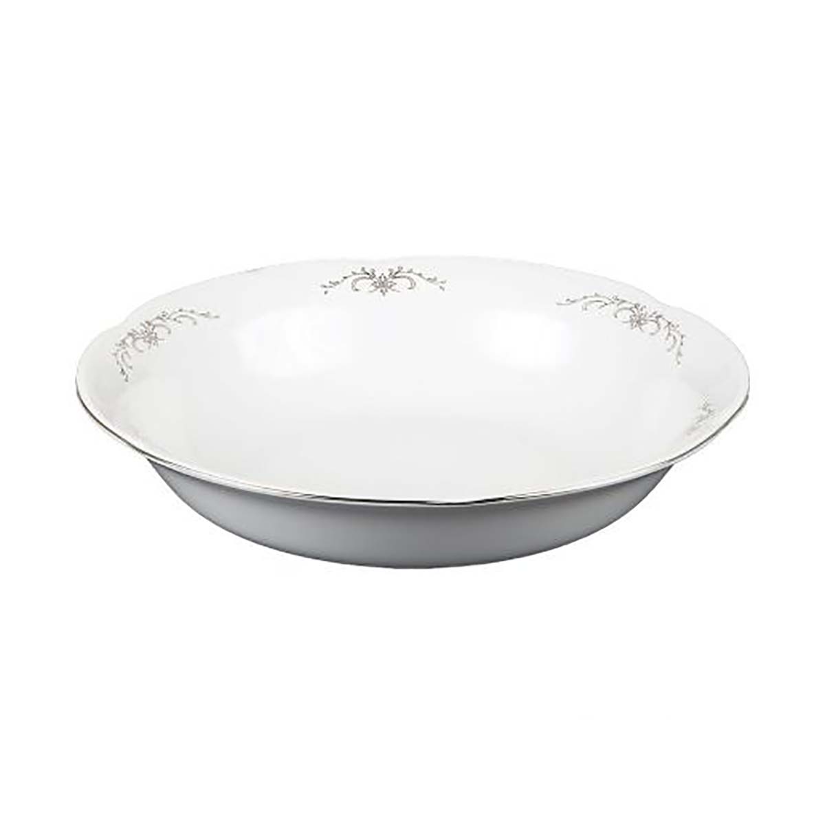 Салатник "kamelia" серый орнамент 26 см (1/6/36) "cmielow" ok03710-omaz2303