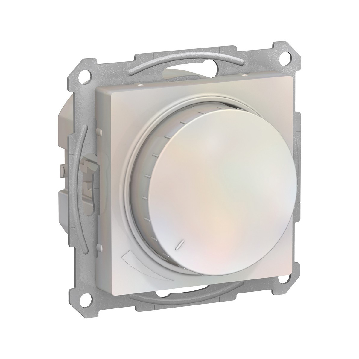 Диммер "atlasdesign" (механизм) 400 вт, жемчуг (1/8/16) "schneider"