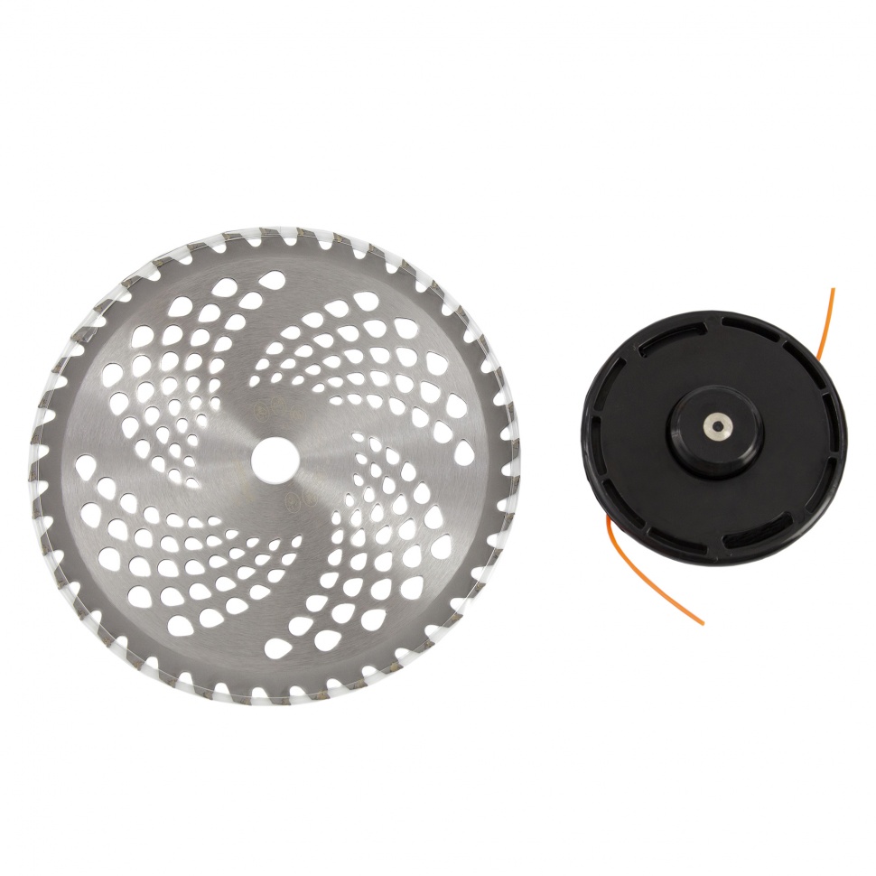 Триммер бензиновый DTL-52, 52 см3, неразъемная штанга, состоит из 2 частей Denzel (96265)