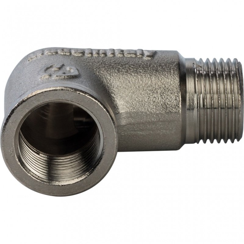 Угол резьбовой ВН 3/8" никель STOUT