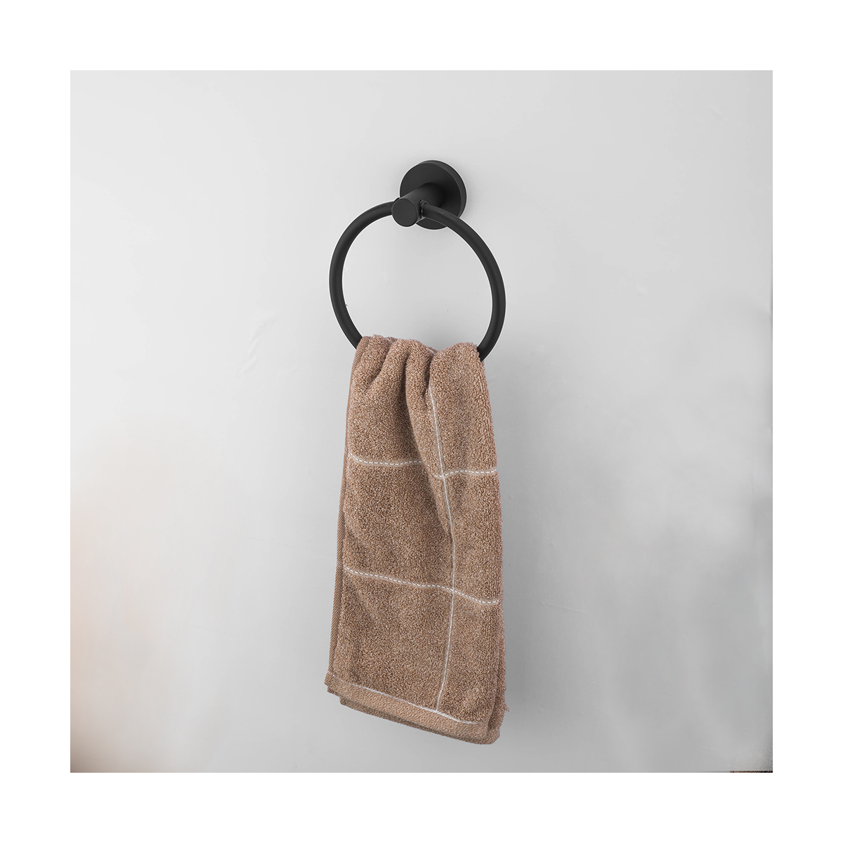 Полотенцедержатель-кольцо f30204, черный (1/20/40) "frap"