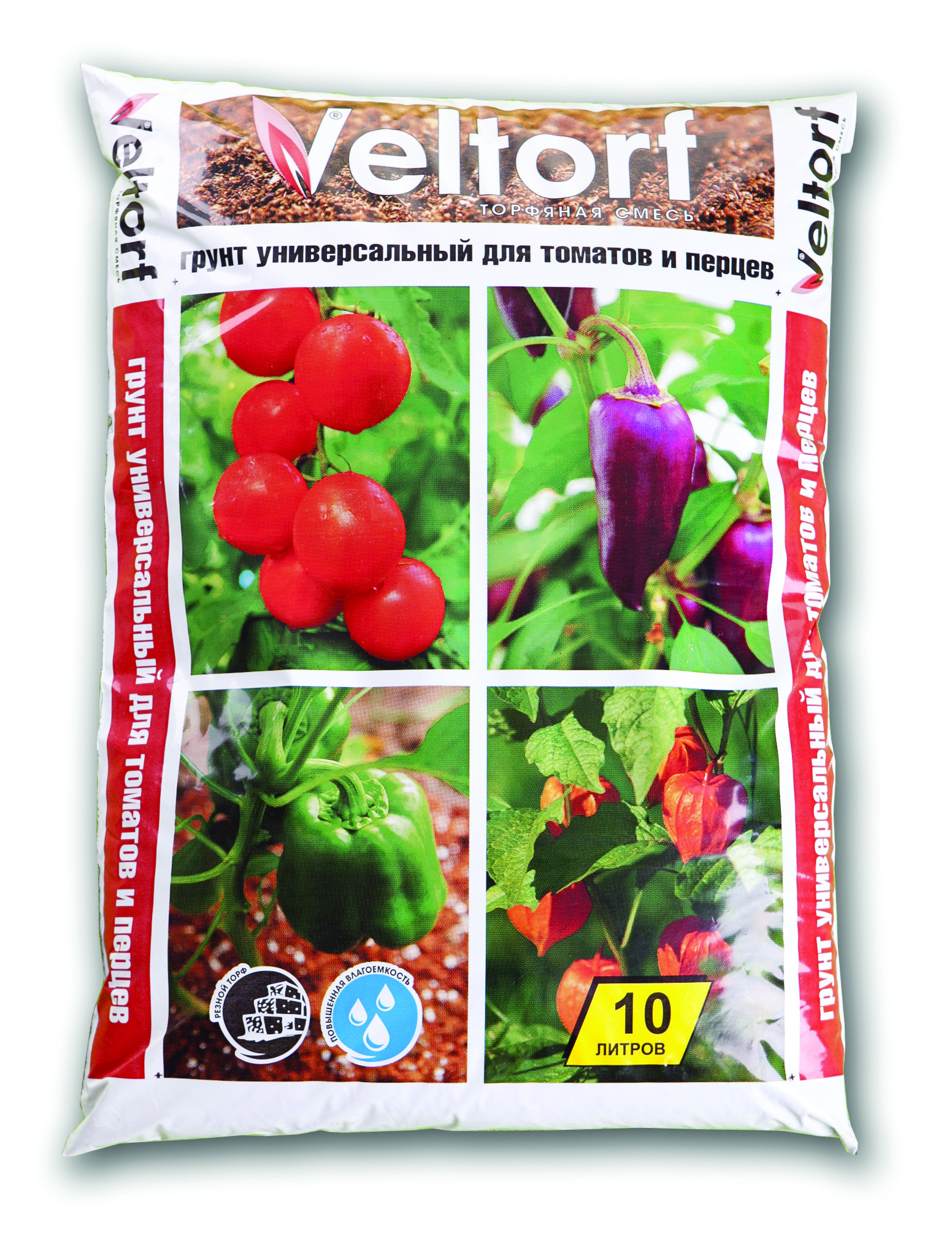 Грунт для томатов и перцев 10 л (1) "veltorf"