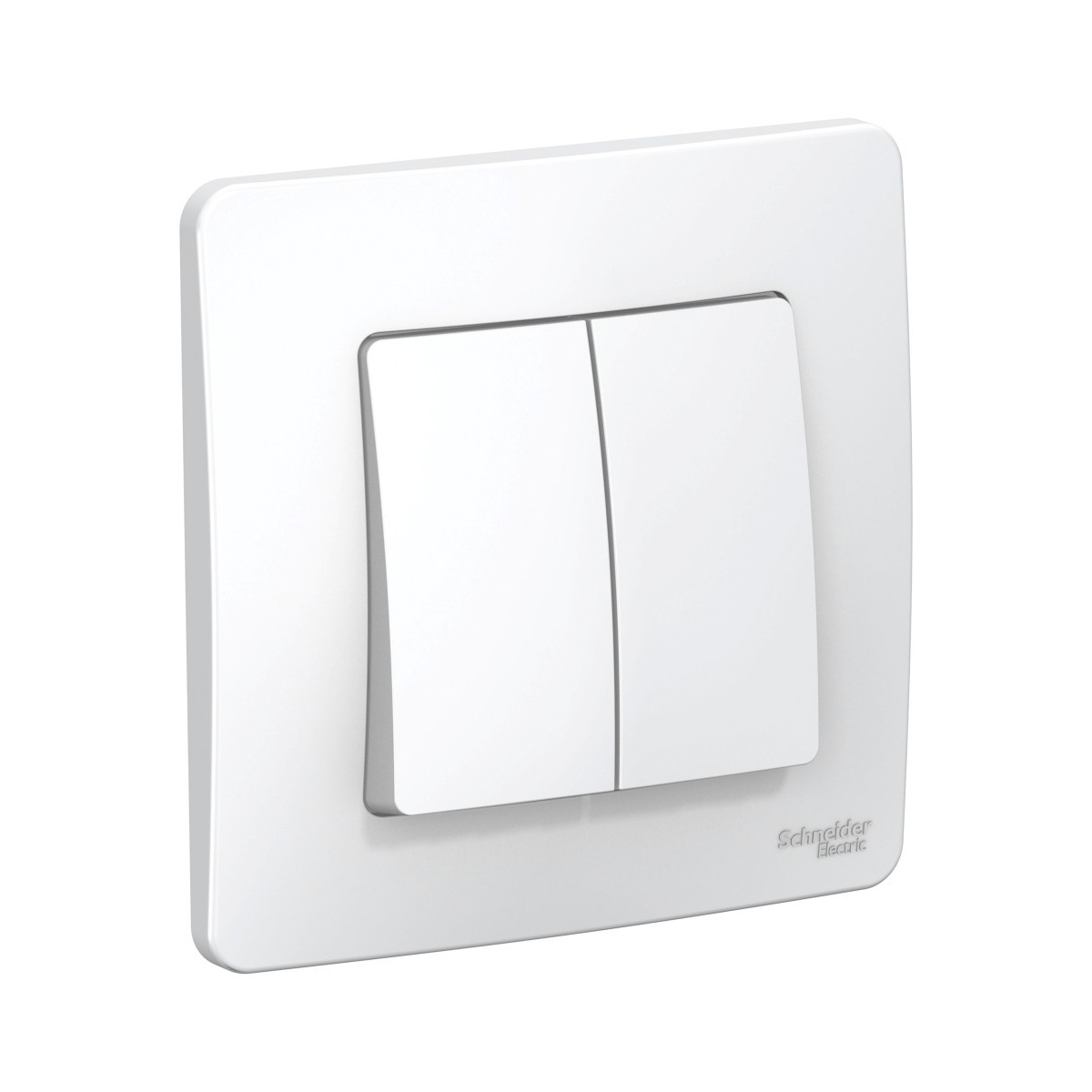 Выключатель "blanca" 2-х кл. 10а, белый (1/10/60) "schneider"
