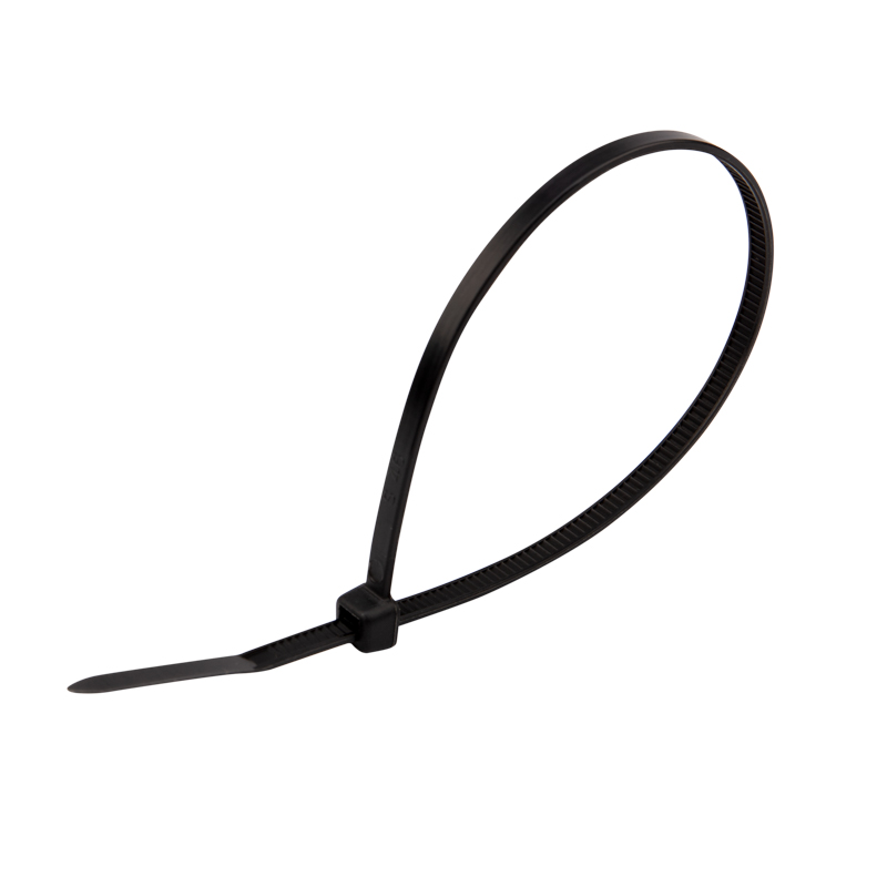 Хомуты нейлон 3,6 х 200 мм (набор 25 шт.), черные (1/10/500) "rexant" 07-0201-25