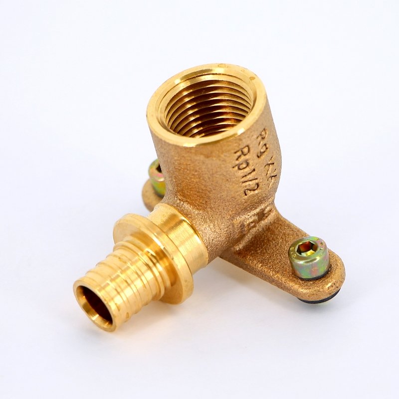 Водорозетка надвижная 16-Rp 1/2" REHAU RX корот. (бронза)