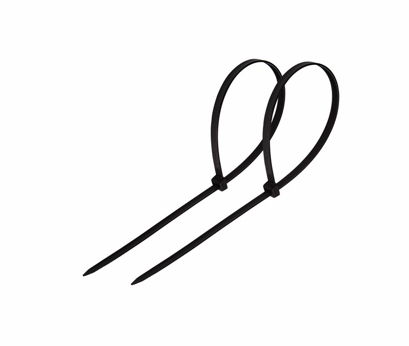 Хомуты нейлон 2,5 х 120 мм (набор 100 шт.), черные (1/10/300) "rexant" 07-0121