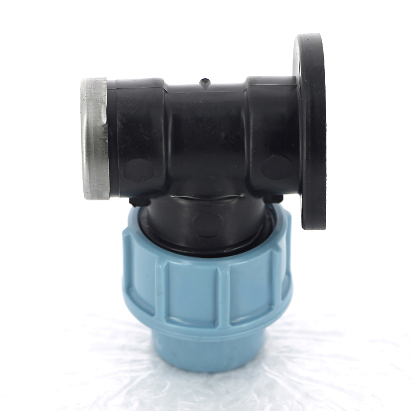 Водорозетка под фланец обжимная 20 x 1/2" ВР для труб ПНД UNIDELTA