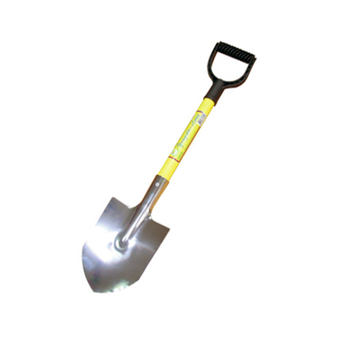 Лопата штыковая нерж. сталь туристическая с метал. черенком и ручкой (1/10)
