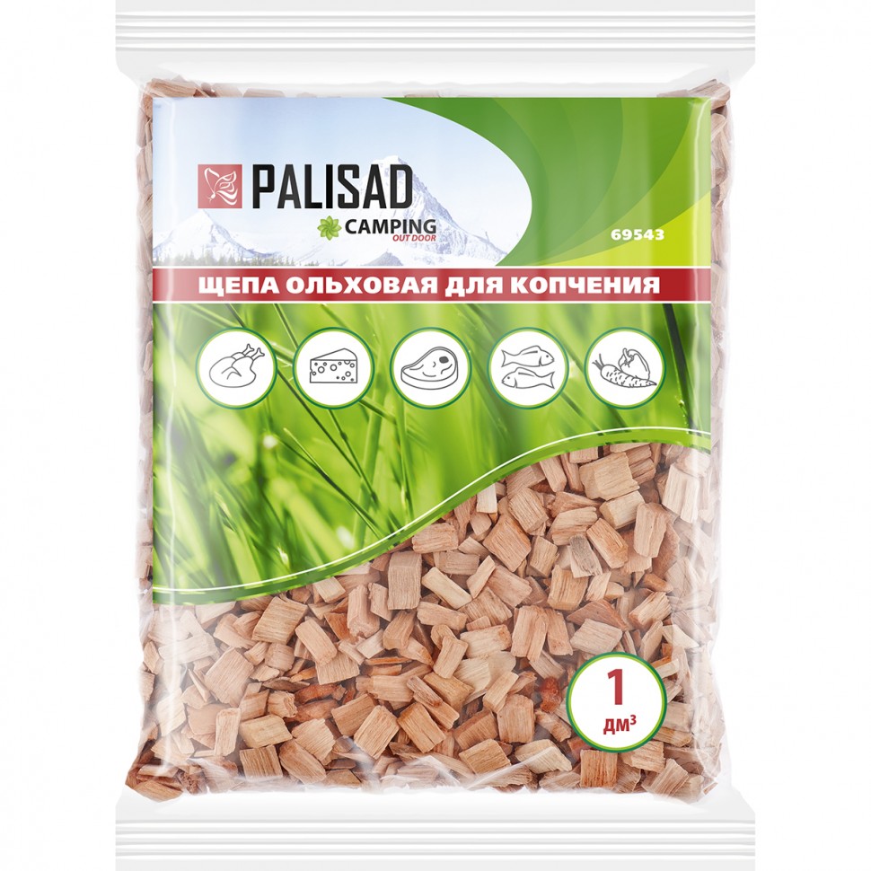 Щепа ольховая для копчения, Camping Palisad (69543)