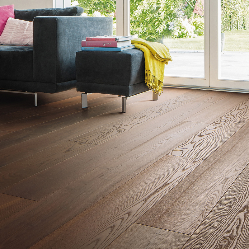 Паркетная доска Haro Series 4000 (5G) 531772 Термоясень Меццо брашированный однополосный 4V2200 x 173 x 13.5мм