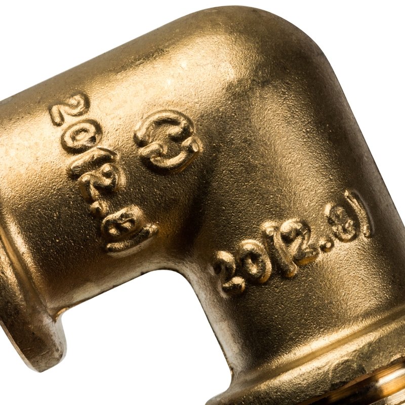 Угольник 90° 20 мм аксиальный для труб PE-X STOUT