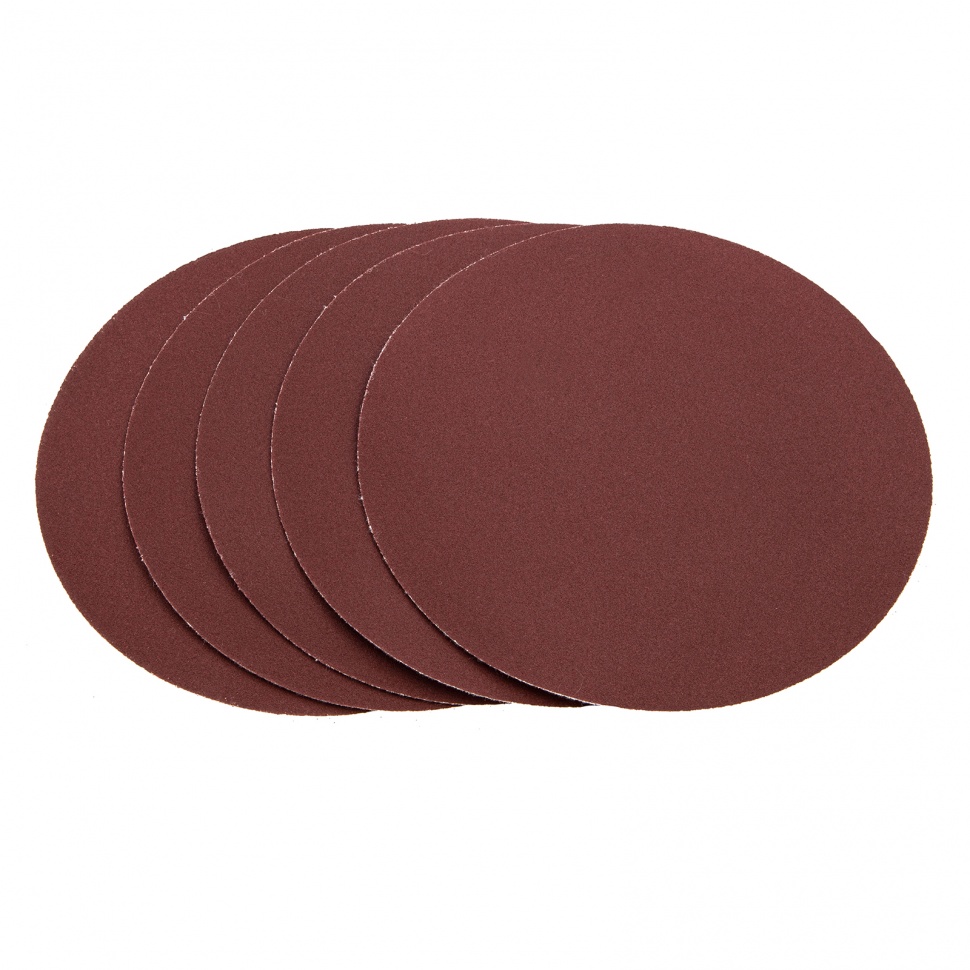 Круг абразивный на ворсовой подложке под "липучку", P 280, 150 мм, 5 шт Matrix (73893)