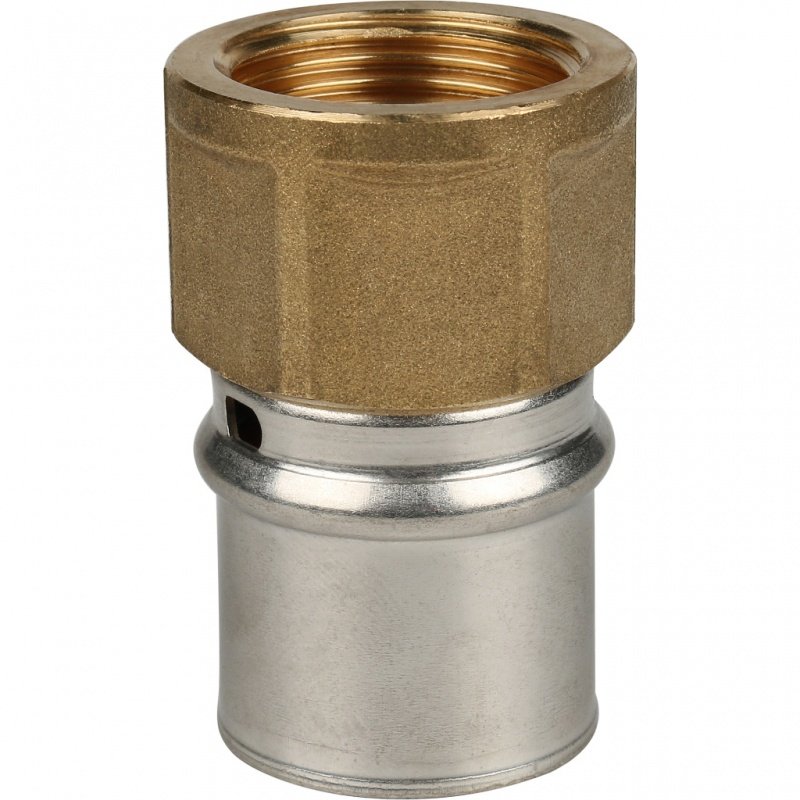 Муфта переходная под пресс 26 x 3/4" (ВР) STOUT для МП труб