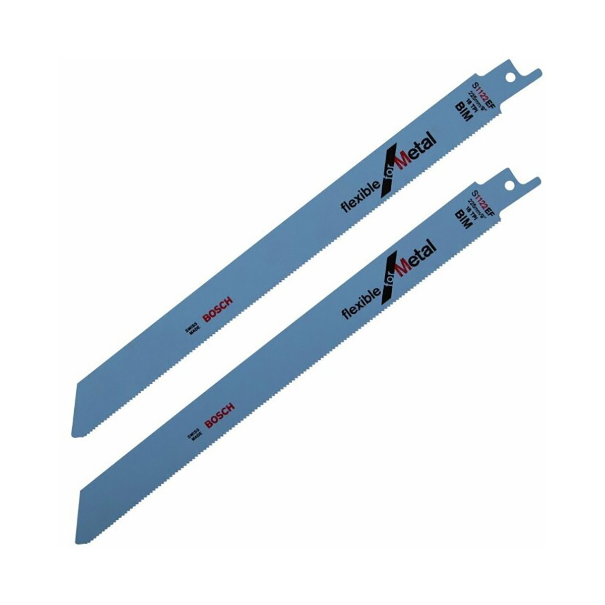 Полотна д/ пилы сабельной по металлу s1122ef  2 шт. 228 мм (1) "bosch" 2609256708