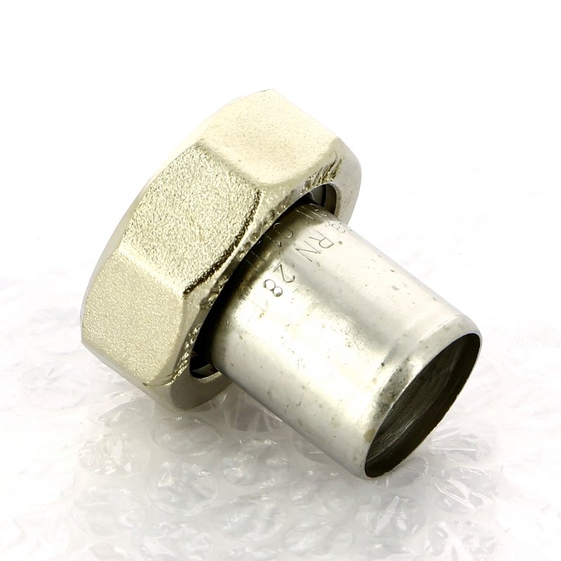 Муфта-вставка пресс-В 28x1"1/4 нержавеющая сталь Sanpress Inox VIEGA