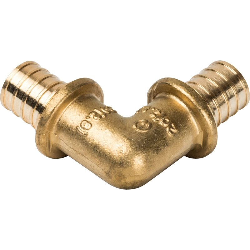 Угольник 90° 20 мм аксиальный для труб PE-X STOUT