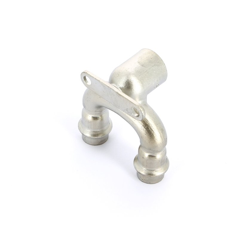 Водорозетка пресс проходная 15х1/2' нержавеющая сталь Sanpress Inox VIEGA