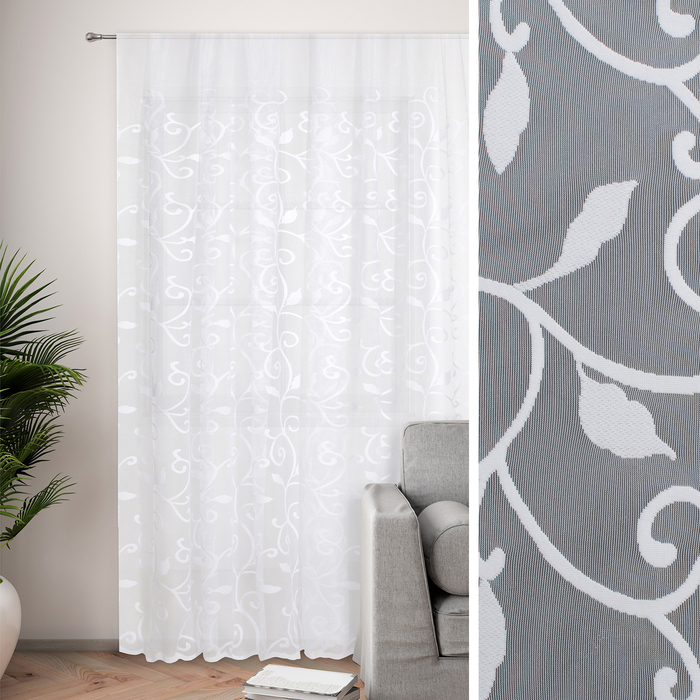 Тюль "римини" 150*250 см (1/10) "этель" 2844479