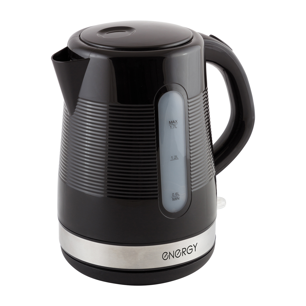 Чайник электр. "energy" e-300 1,7 л (1/12) пластик (черный)