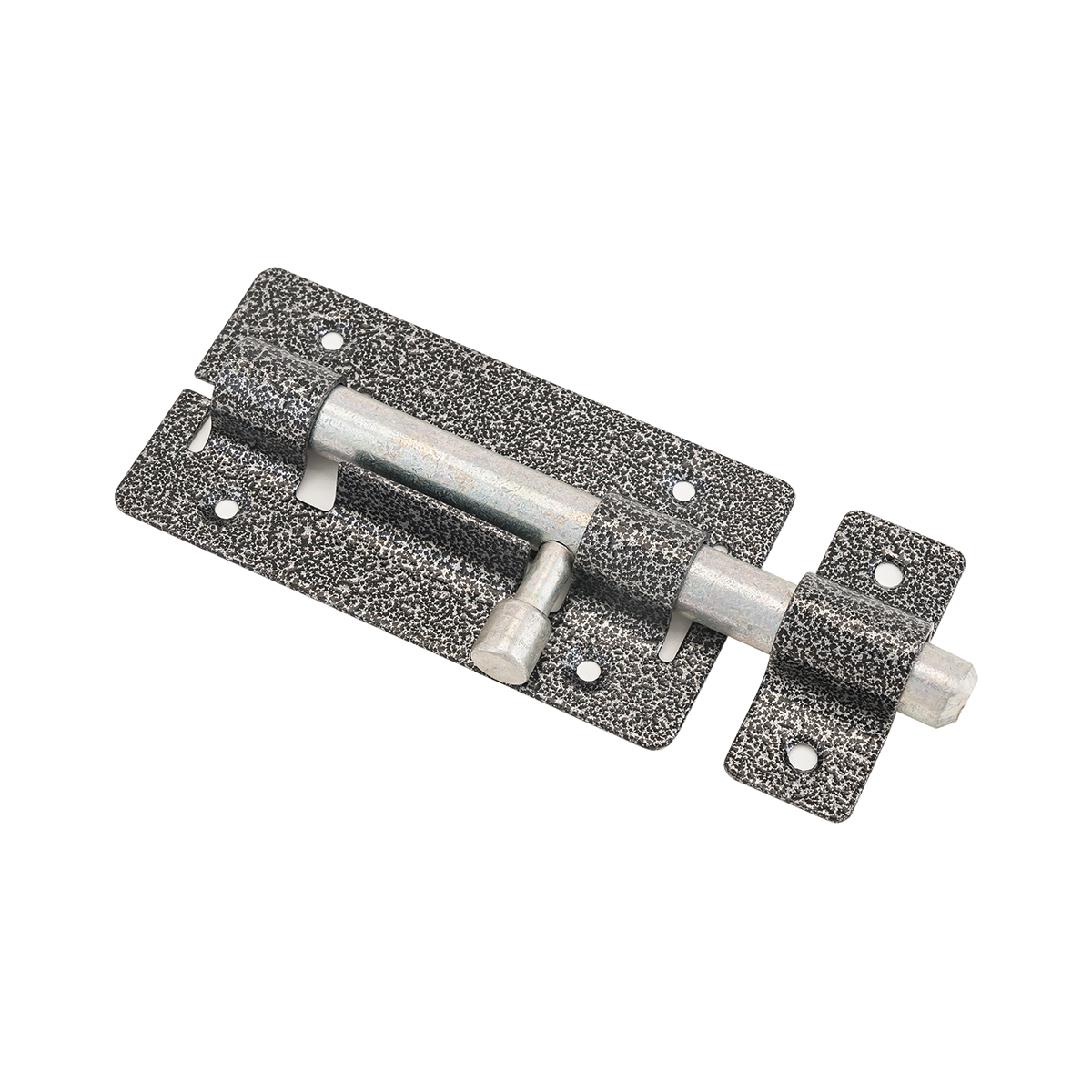 Засов дверной зд-01 круглый (серебро антик) (20) "секрет"