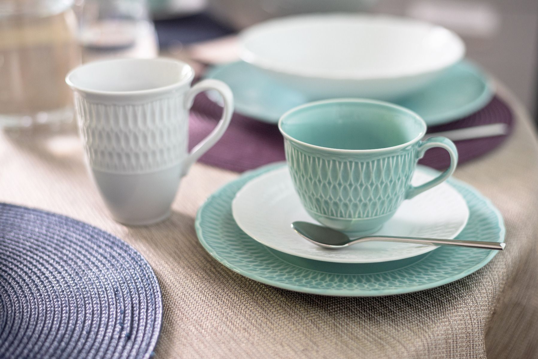 Чашка чайная "sofia" голубая глазурь 250 мл (1/6/36) "cmielow" 0884420 sofia lb05