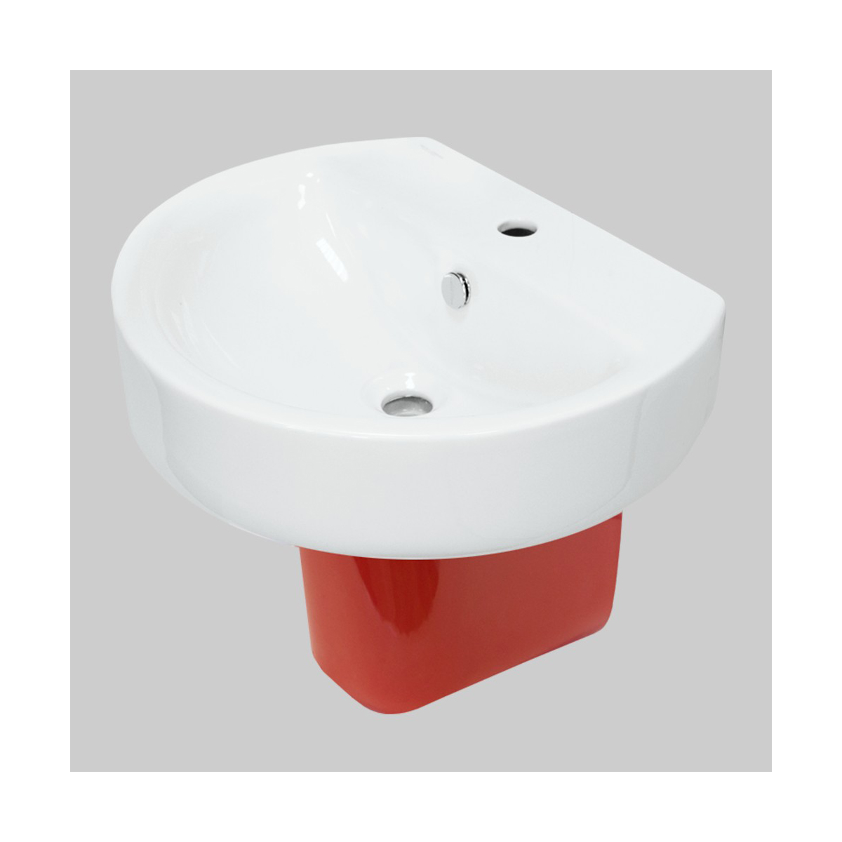 Раковина "best" белая "sanita luxe"  wb.pd/best/55-c/wht.g/s1