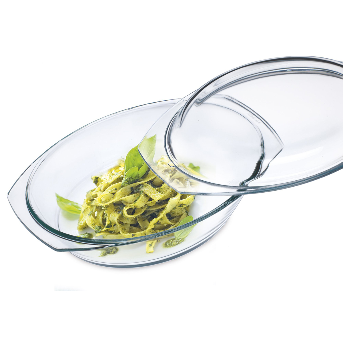 Кастрюля-утятница "simax" classic 3,6 л овальная, жаропрочн. стекло (1/4)