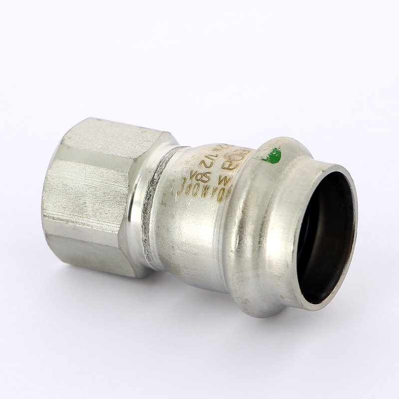 Муфта пресс-В 22х1/2" нержавеющая сталь Sanpress Inox VIEGA