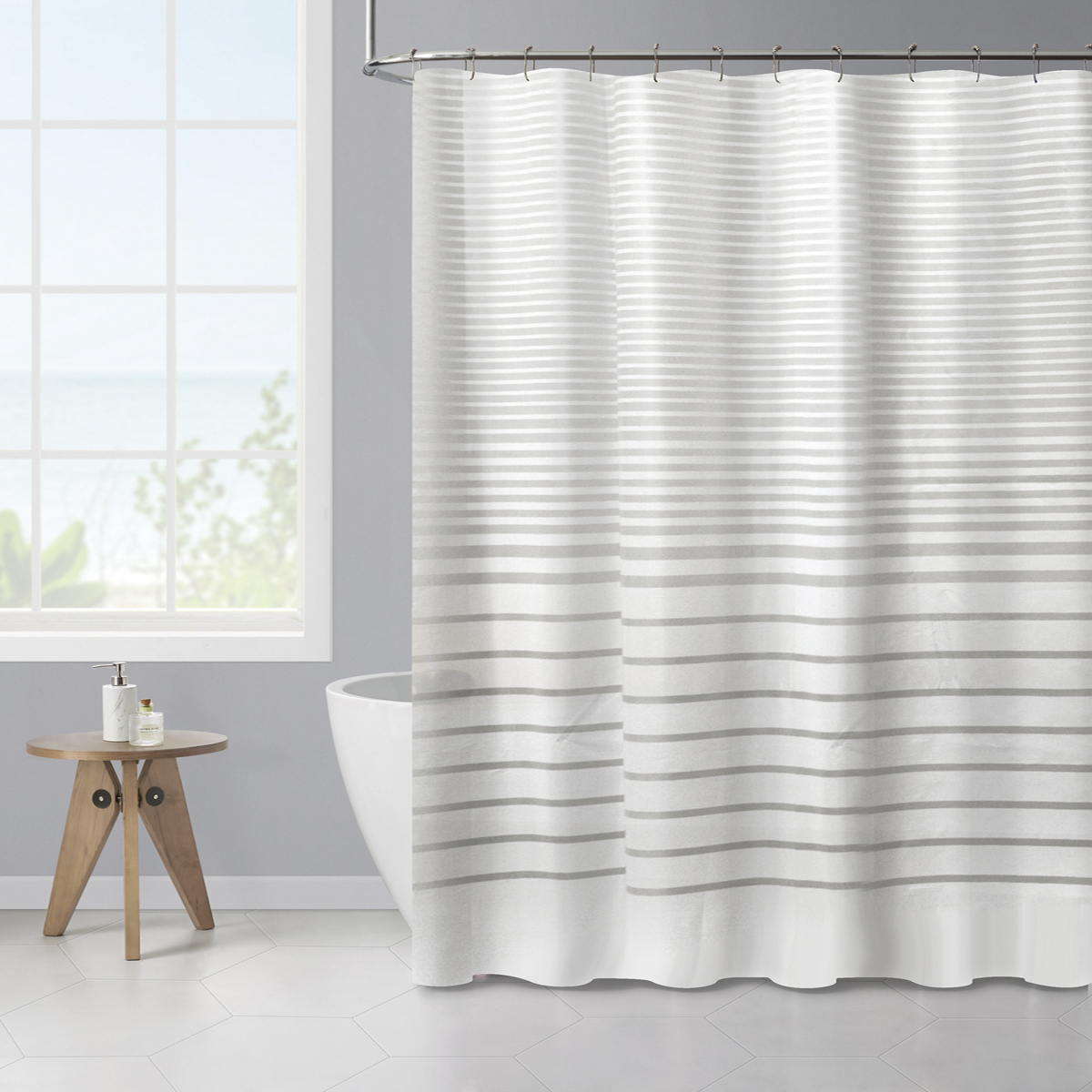 Штора для ванной 180*180 см (peva) "tiko" (1/20) "swensa" swc-50-09