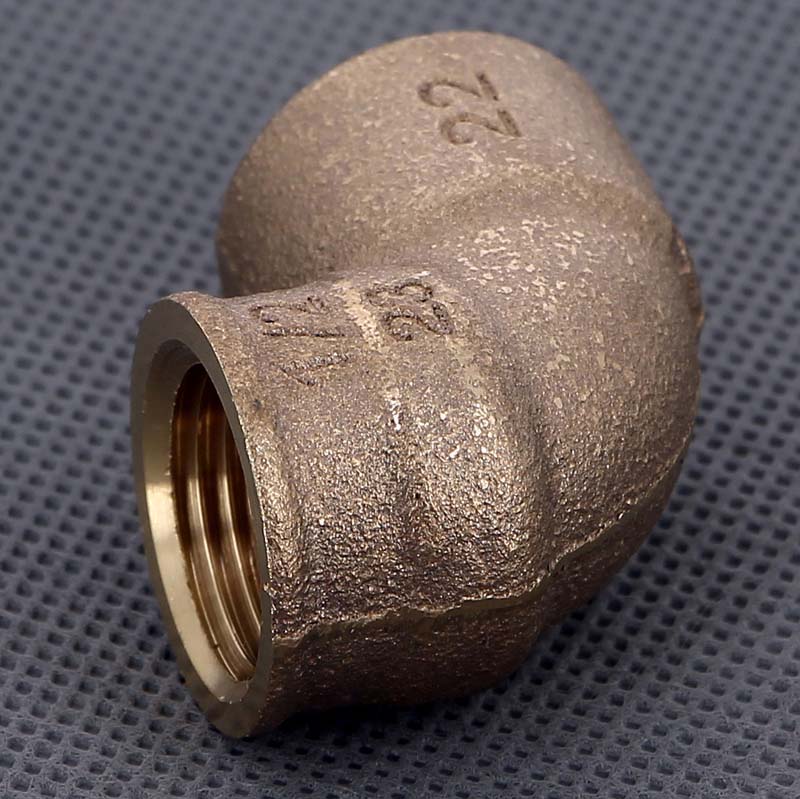 Угол 90° переходной пайка - ВР 22 x 1/2" VIEGA бронза