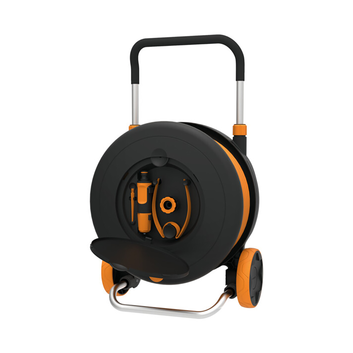 Катушка со шлангом 1/2" 20 м и набором аксессуаров (1) "fiskars" 1023643