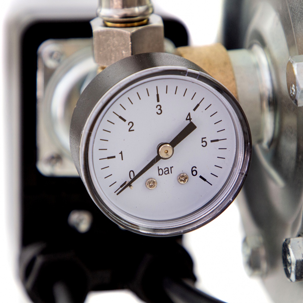 Насосная станция PS1000Х, 1000 Вт, 3500 л/ч, ресивер 24 л, подъем 44 м, нержавейка Denzel (97211)