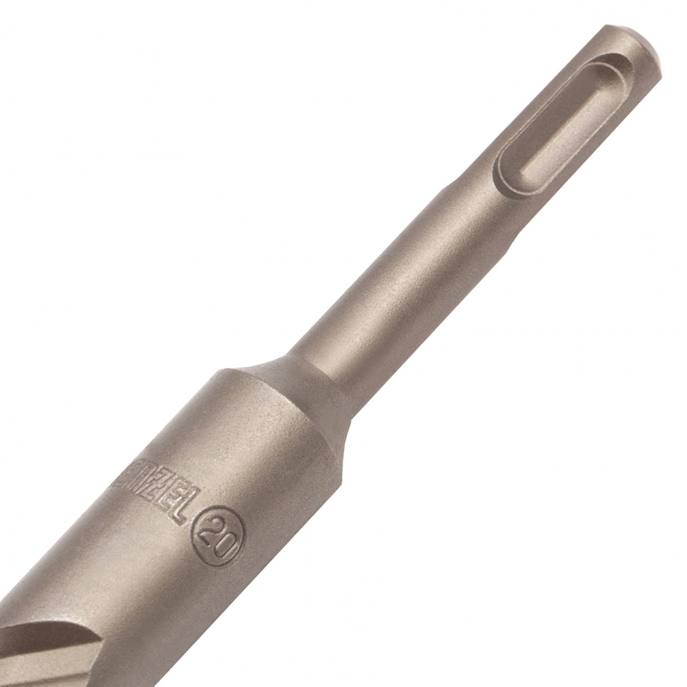 Бур по бетону, двойная спираль, три пылеотводящие кромки, 20 x 600 мм DENZEL (705050)