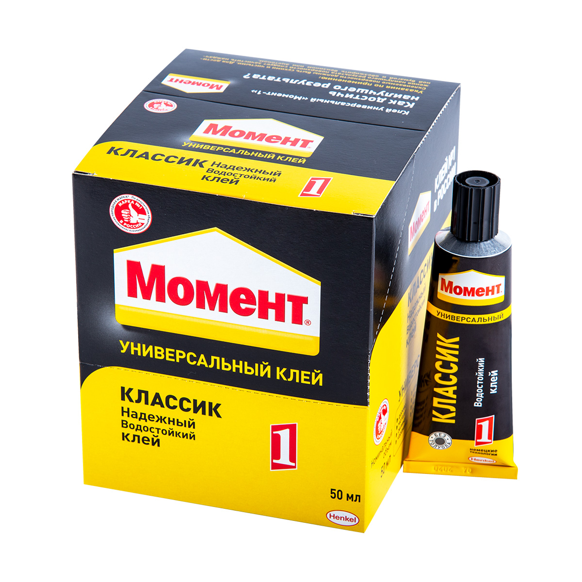 Клей момент  50 мл в шоу-боксе (8/96)  хенкель