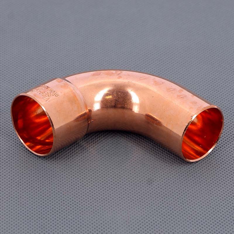 Отвод однораструбный 90° VIEGA пайка 35 мм медный