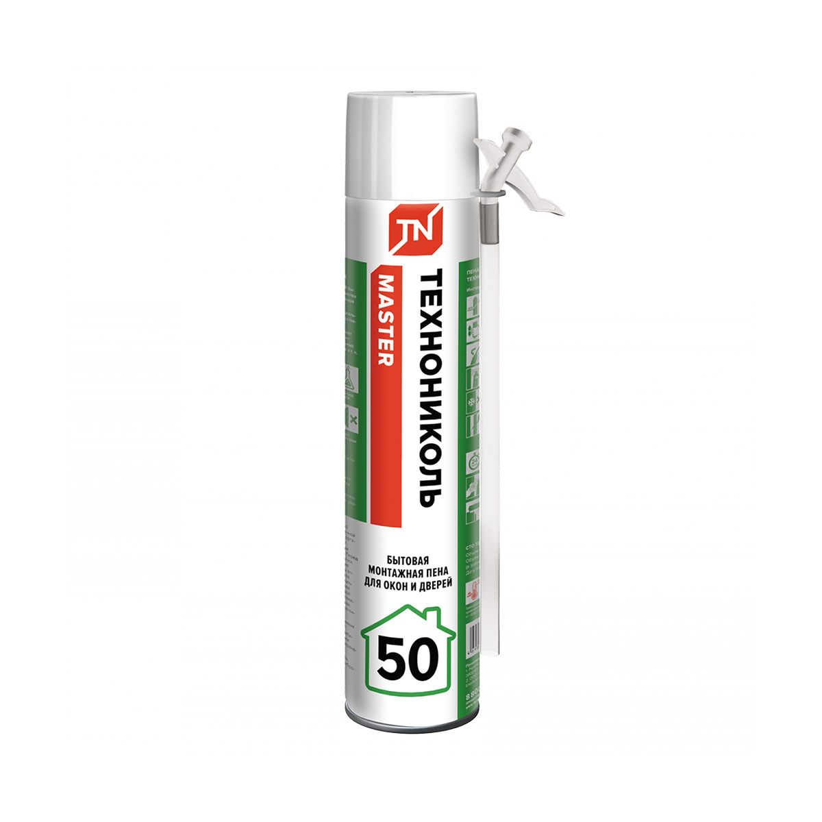 Пена монтажная "master 50" 550 мл (12/840) "технониколь"