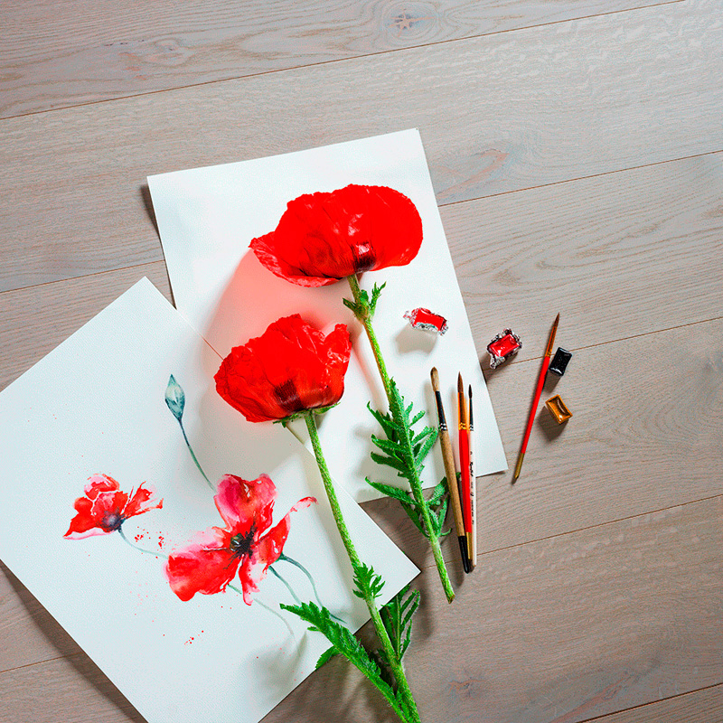 Паркетная доска Coswick Авторская 3-х слойная CosLoc 1153-1591 Серая Пейна (Порода: Дуб)