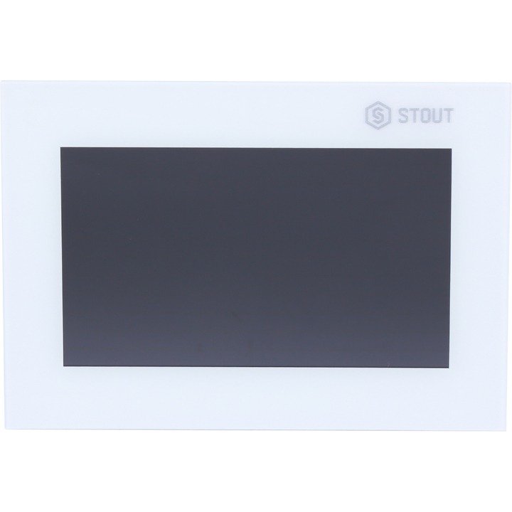 Выносная панель управления теплыми полами STOUT M-7 белая