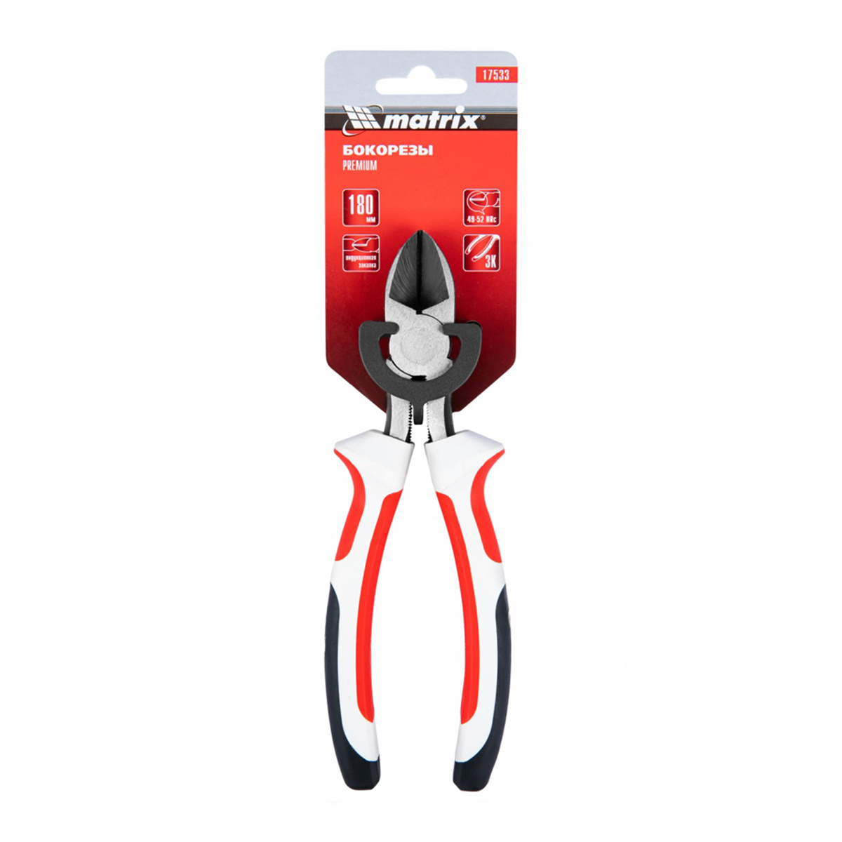 Бокорезы "premium" 180 мм трехкомп. ручка (1/60) "matrix"