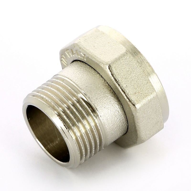 Американка с накидной гайкой плоской прокладкой 1"1/4 x 1" ВН никель UNI-FITT