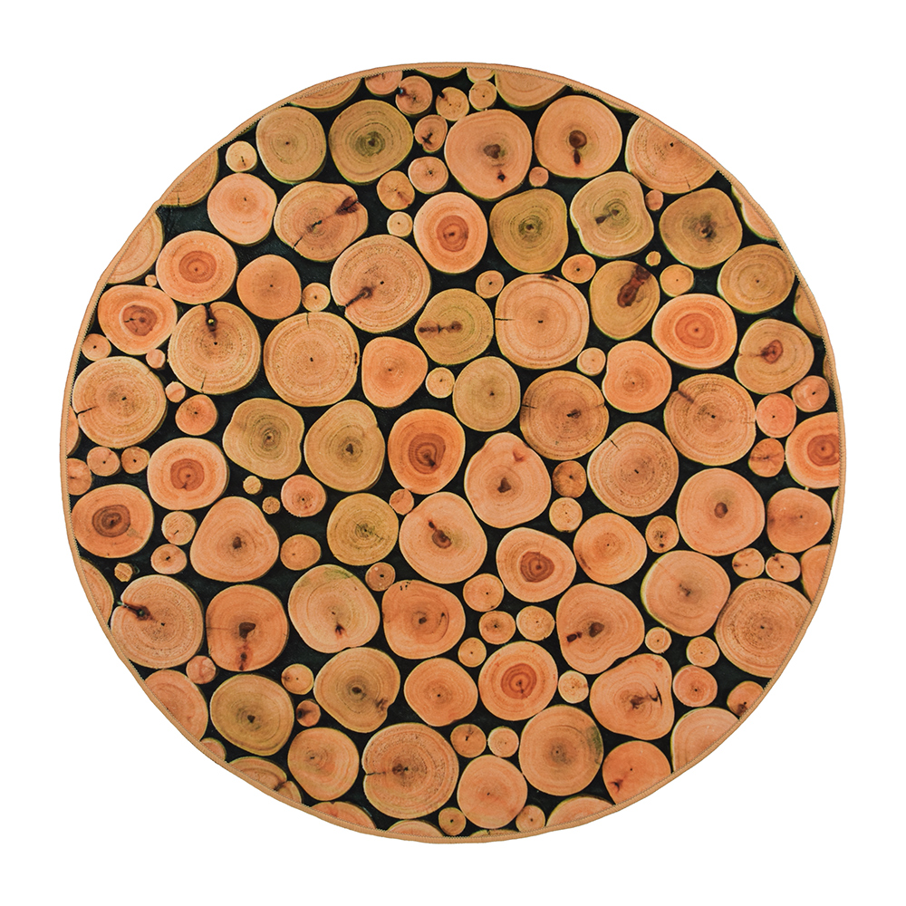 Коврик влаговпитывающий "velur" круглый d-75 см (1/10) "vortex" 24251