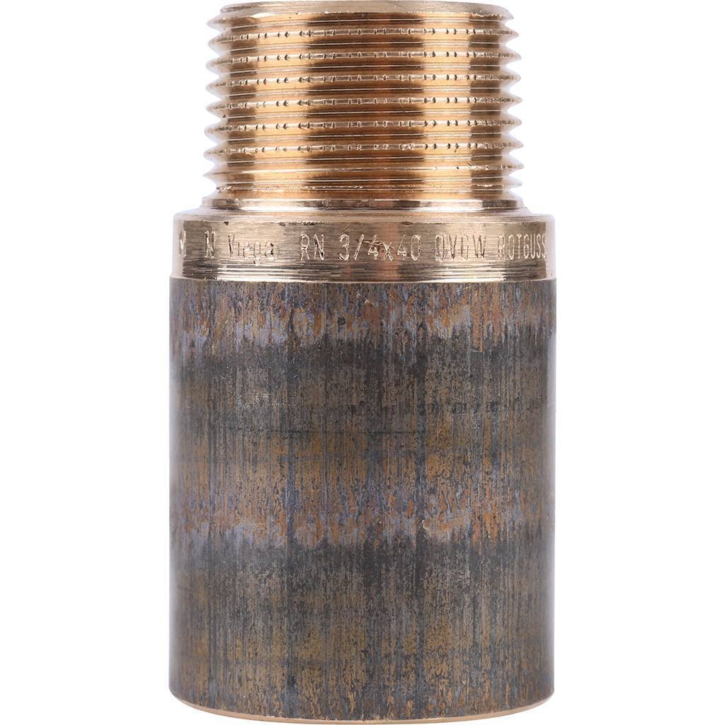 Удлинитель резьбовой 3/4" x 40 мм ВН бронза VIEGA (355050)