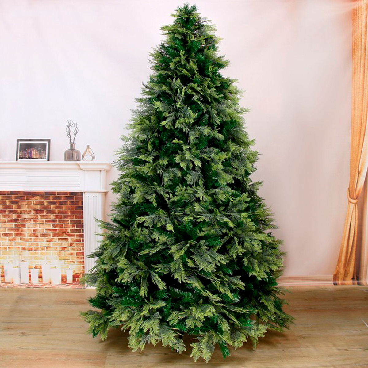 Ель декор. "элит традиция" 210 см, 1168 веток (зеленая) "зимнее волшебство" 2338591