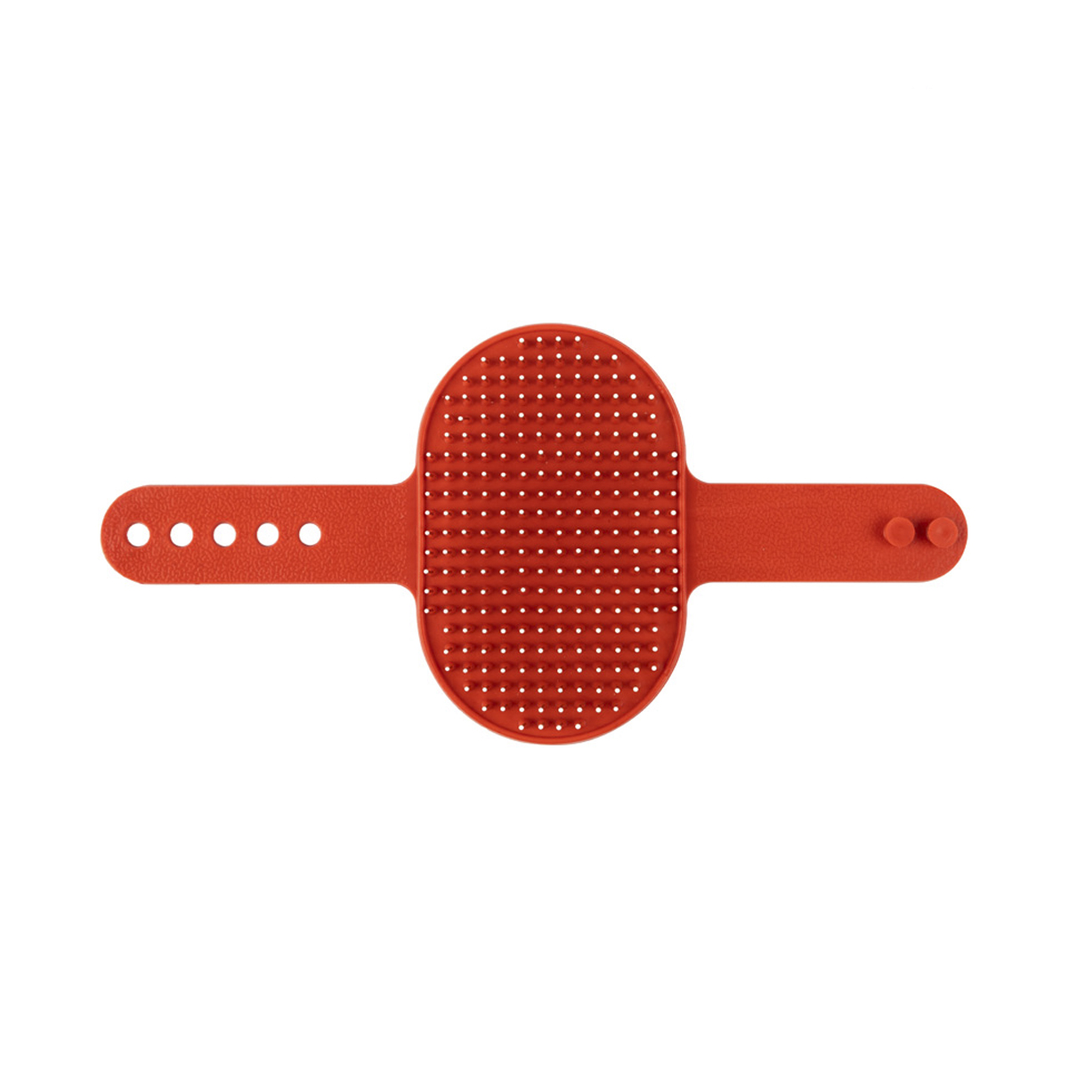 Щетка для животных для вычесывания шерсти 12 см, зубчики металл. (1/24/144) "рыжий кот"