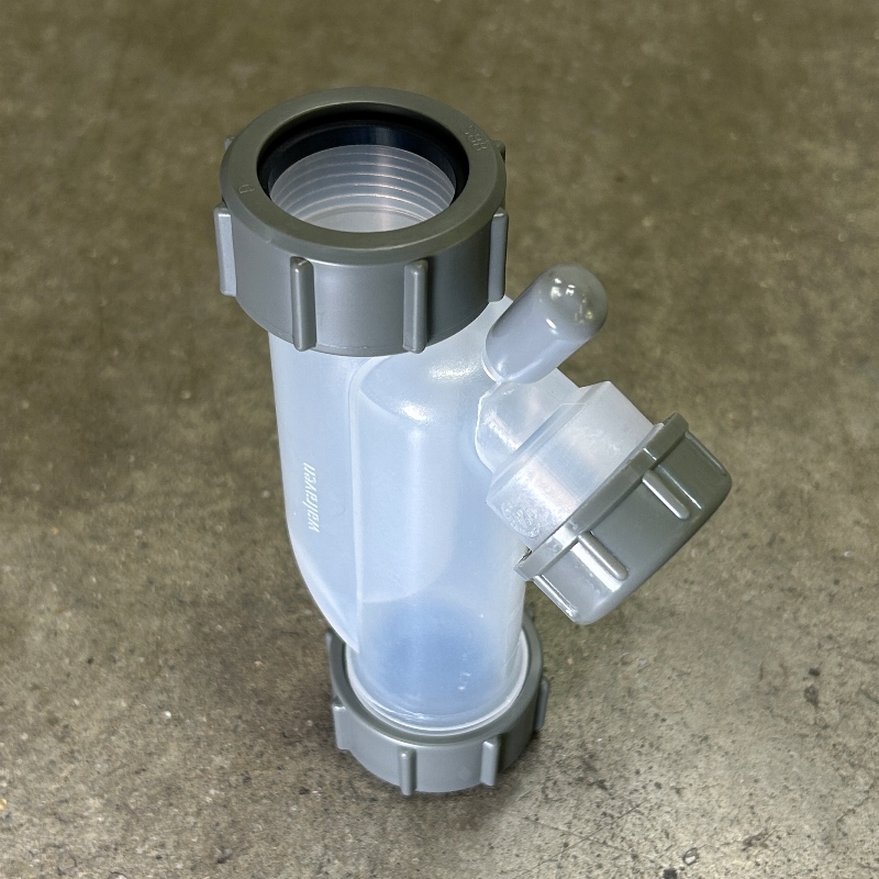 Сифон McALPINE трубный S-образный без выпуска для слива конденсата с дополнительным отводом Ду=17мм